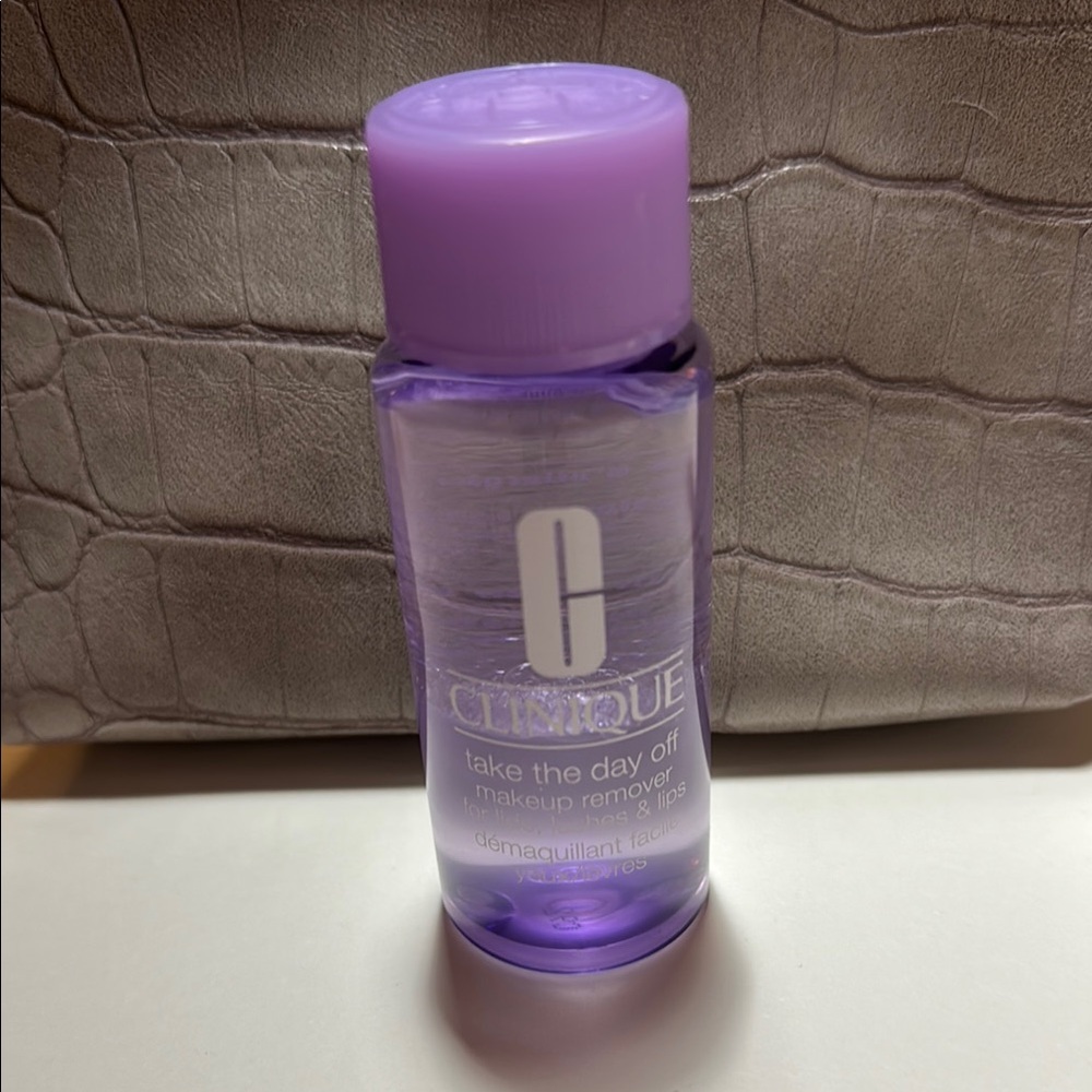 Clinique Take the Day Off Makeup Remover
Travel size, 1.7 fl oz